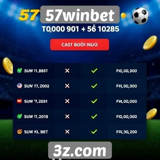 Como funciona o sistema de bônus da 57winbet